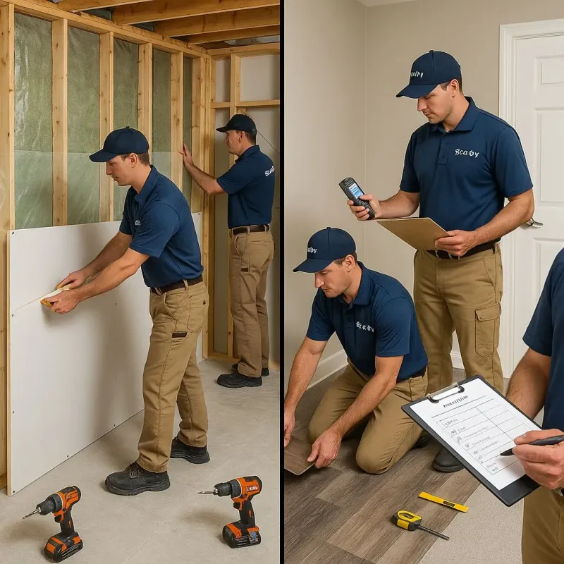 Repairs and Reconstruction process in Churubusco, IN